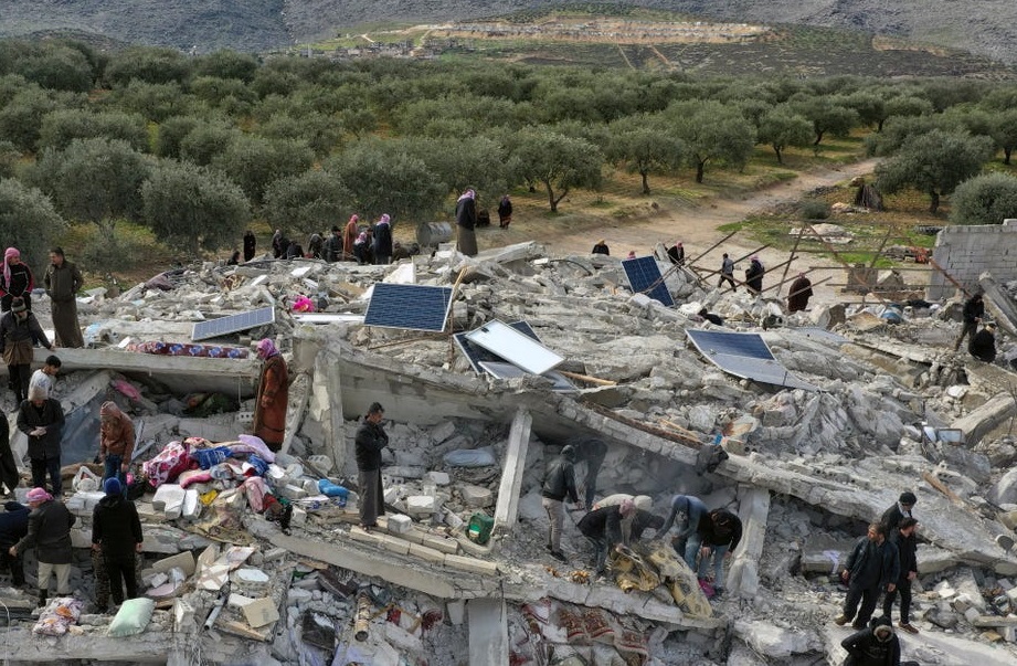 последствия землетрясения в Турции